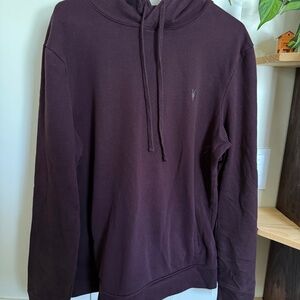 All Saints Maroon Hoodie